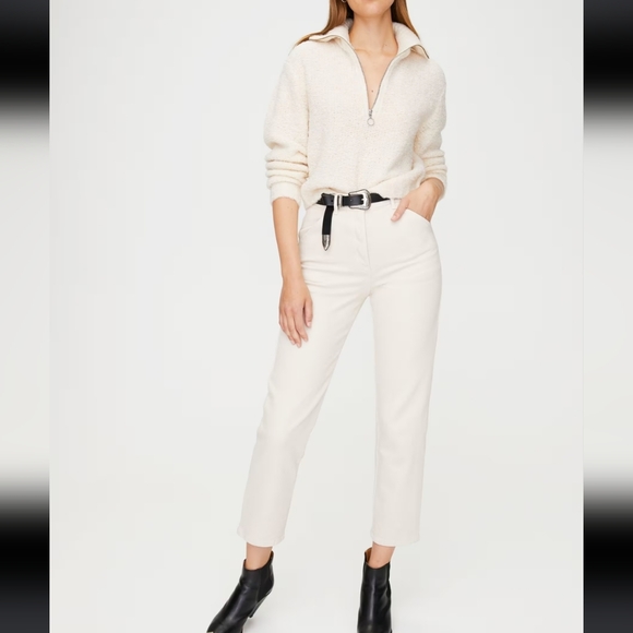 Wilfred Free Aritzia Gwyneth Half Zip Pullover Sweater - Picture 8 of 12